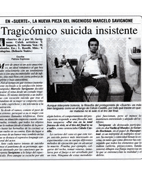 Critica de Suerte en Ambito Financiero